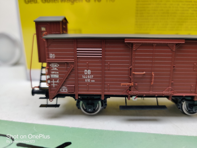 Brawa H0 DC 48223 Güterwagen G10 / DB /OVP 