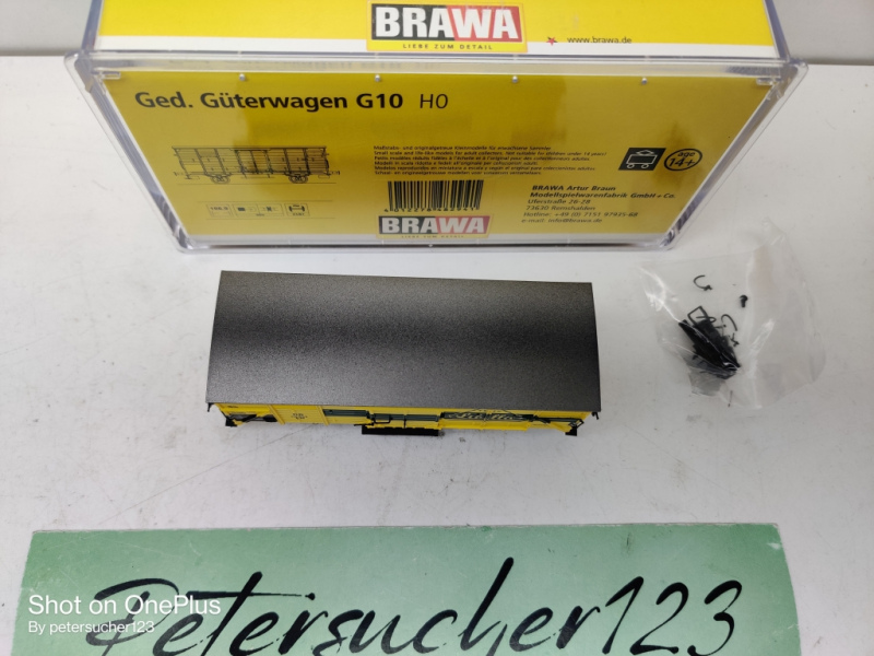 Brawa H0 DC  48294 Gedeckter Güterwagen / G 10 / Libella /OVP