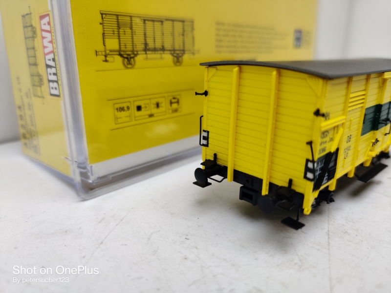 Brawa H0 DC  48294 Gedeckter Güterwagen / G 10 / Libella /OVP