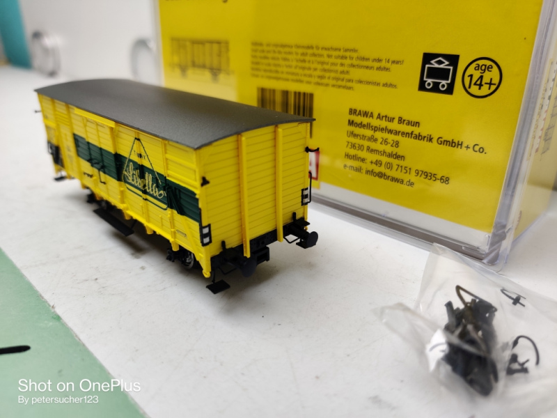 Brawa H0 DC  48294 Gedeckter Güterwagen / G 10 / Libella /OVP