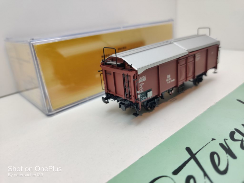 Brawa H0 DC 48627 Gedeckter Güterwagen / Ts-51 Kmmks / NEM / DB / OVP