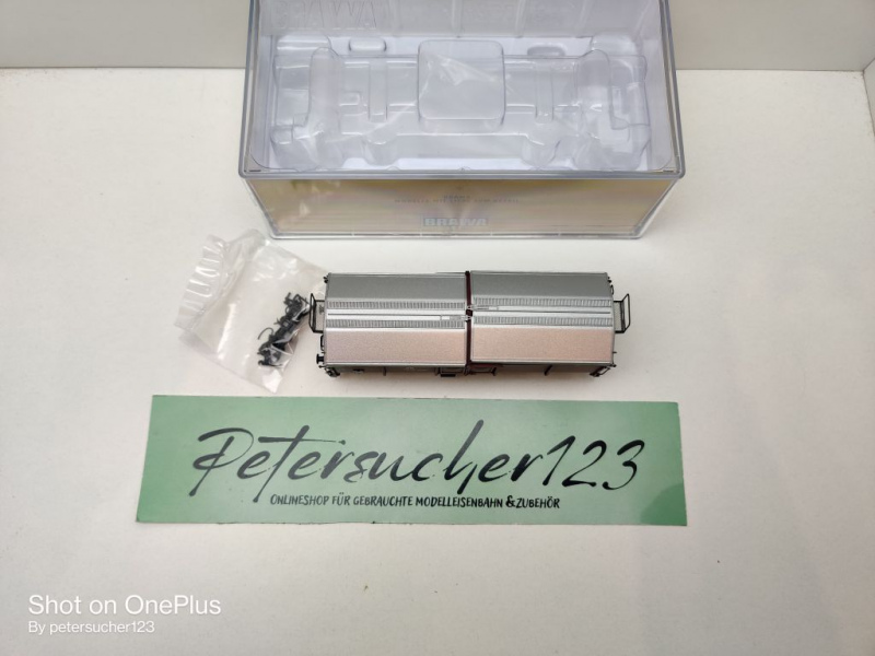 Brawa H0 DC 48627 Gedeckter Güterwagen / Ts-51 Kmmks / NEM / DB / OVP