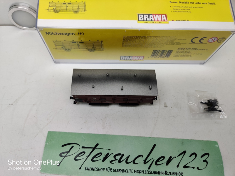 Brawa H0 DC 48651 Milchwagen Brit. US-Zone / OVP