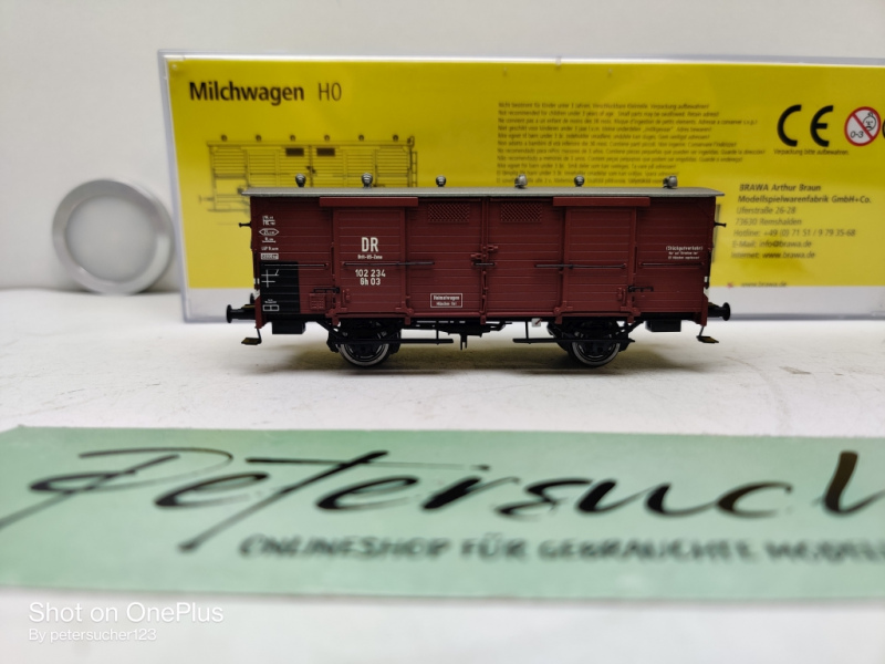 Brawa H0 DC 48651 Milchwagen Brit. US-Zone / OVP