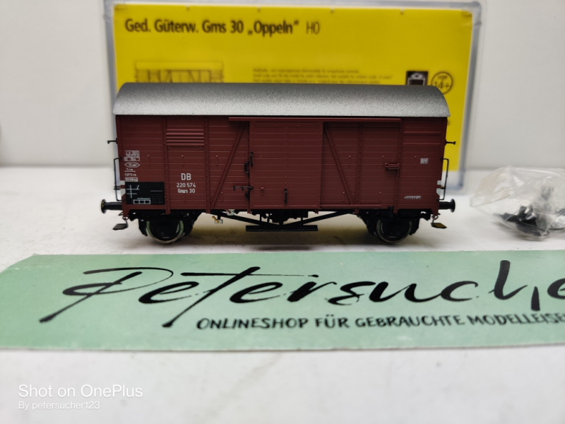 Brawa H0 DC 48827 Gedeckter Güterwagen Gmrs 30 "Oppeln"/ DB /OVP