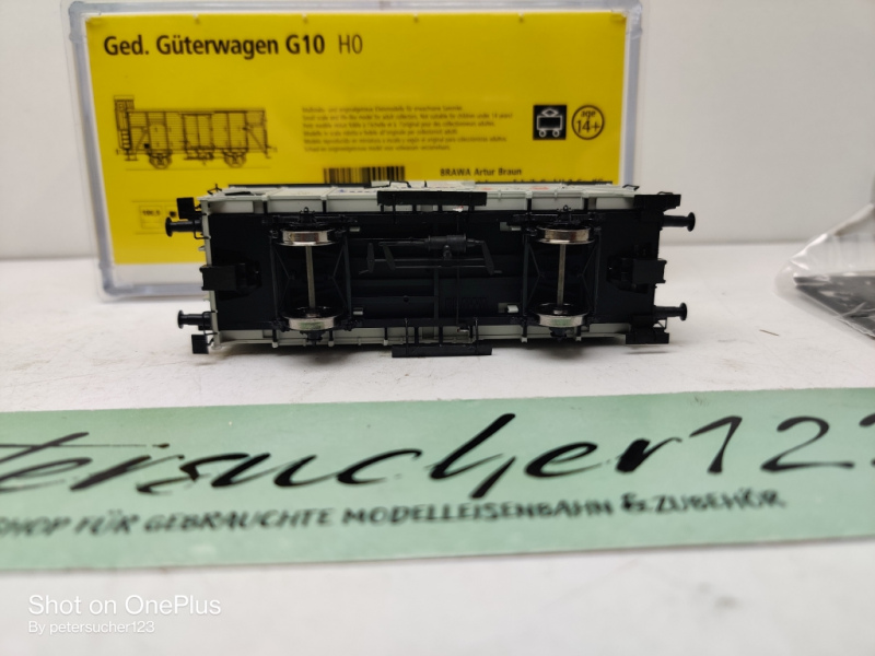 Brawa H0 DC 49054 Gedeckter Güterwagen G10 / Südzucker / DB / OVP