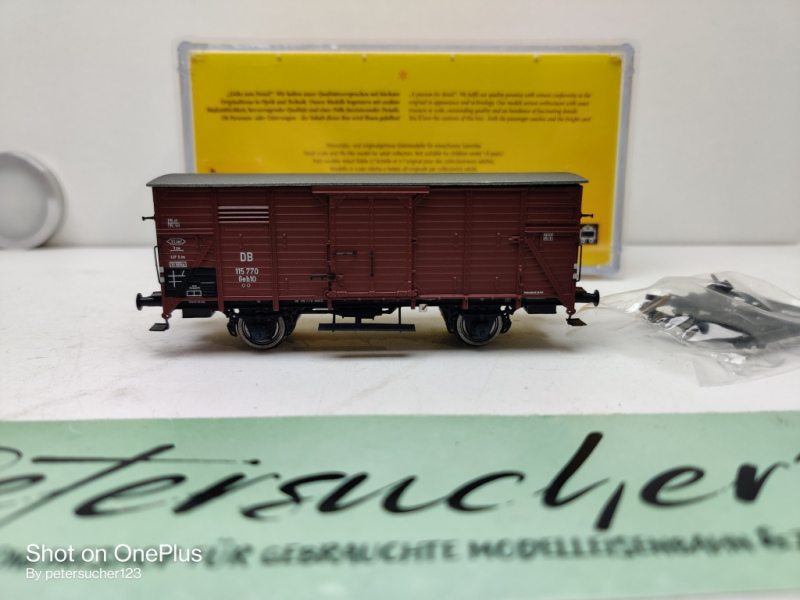 Brawa H0 DC 49790 Gedeckter Güterwagen Geh 10 / DB / OVP