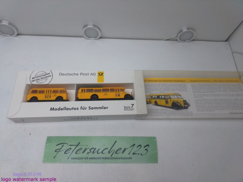 Brekina H0 / 1:87 / Serie 7 / 14194 / MAN MKN 460 Postbus mit Personenanhänger / OVP