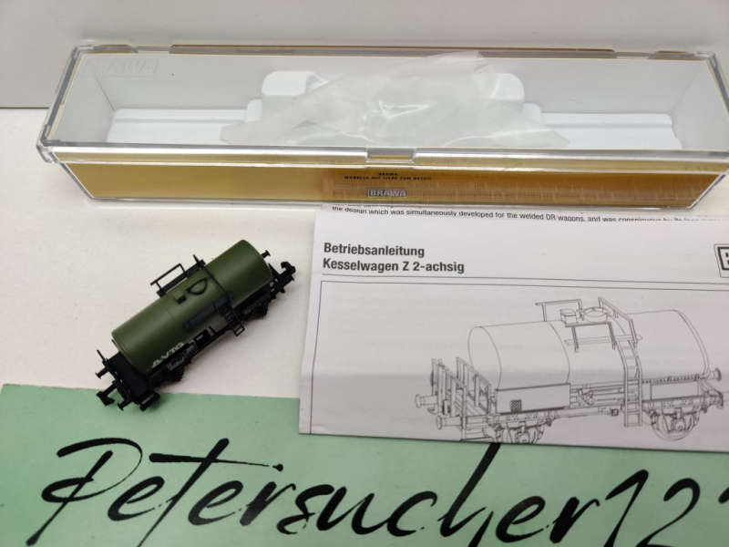 Brawa N DC 67518 Kesselwagen "VTG" Z / NEM / DB / OVP