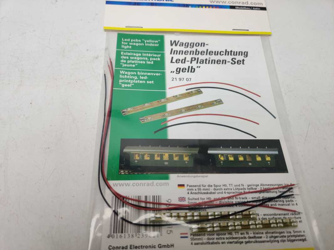Conrad H0 AC 219706 Waggon-Innenbeleuchtung Digital Steuerungs-Elektronik / OVP
