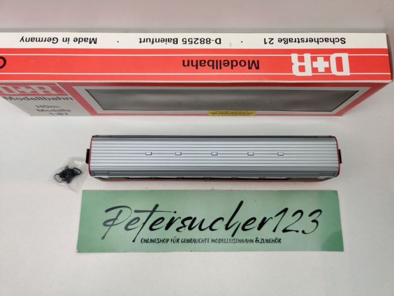 D+R Modellbahn H0m DC 22494 Einheitswagen "Bernina" 2.Kl. EW IV / RhB / OVP