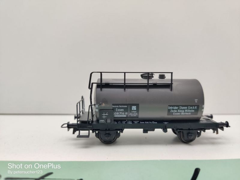 Exact Train H0 AC 5423 Kesselwagen "Gebr. Stumm" / Uerdinger Bauart / NEM / DRG