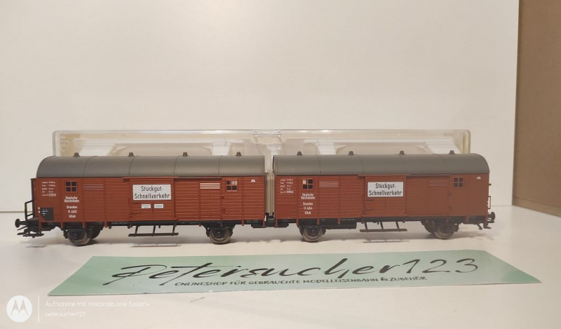 Fleischmann H0 AC 5306 Leigh-Wageneinheit "Stückgut" / AC-Achsen / K / DRG / OVP