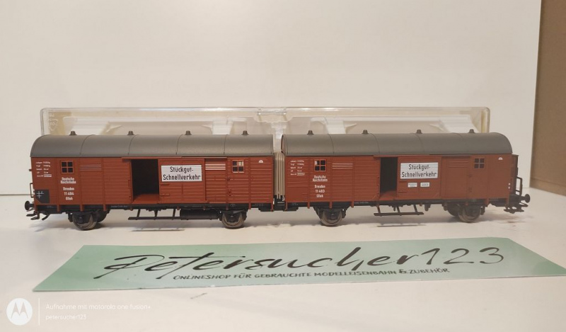 Fleischmann H0 AC 5306 Leigh-Wageneinheit "Stückgut" / AC-Achsen / K / DRG / OVP