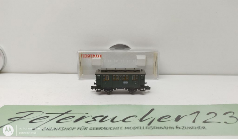 Fleischmann N DC 8059 Personenwagen 3. Kl. Ci Pr86 / NEM / DRG / OVP