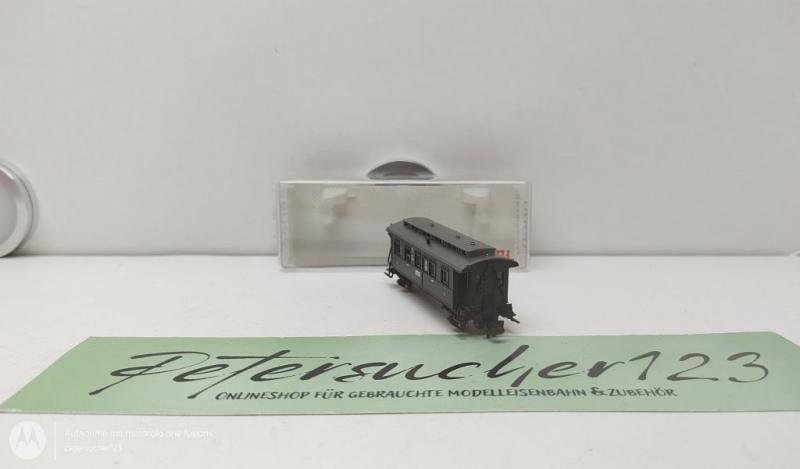 Fleischmann N DC 8066 Personenwagen 2./3.Kl. Traglastabteil B2iwe / DRG / OVP