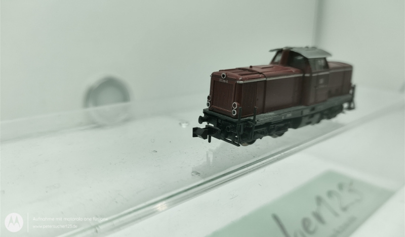 Trix N DC 12048 / BR212 216-6 Diesellok / Rot / DB / Analog