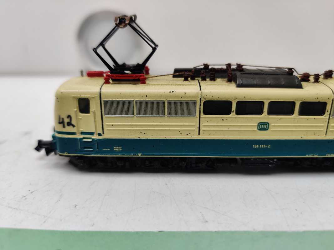 Fleischmann N DC 7380 / BR151 111-2 / schweren Güterzug-Elektrolokomotive BR 151 111-2 / DB / Umbau DCC