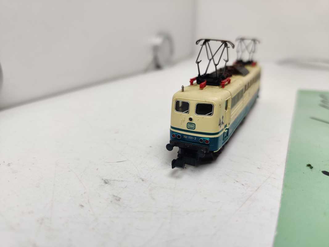 Fleischmann N DC 7380 / BR151 111-2 / schweren Güterzug-Elektrolokomotive BR 151 111-2 / DB / Umbau DCC
