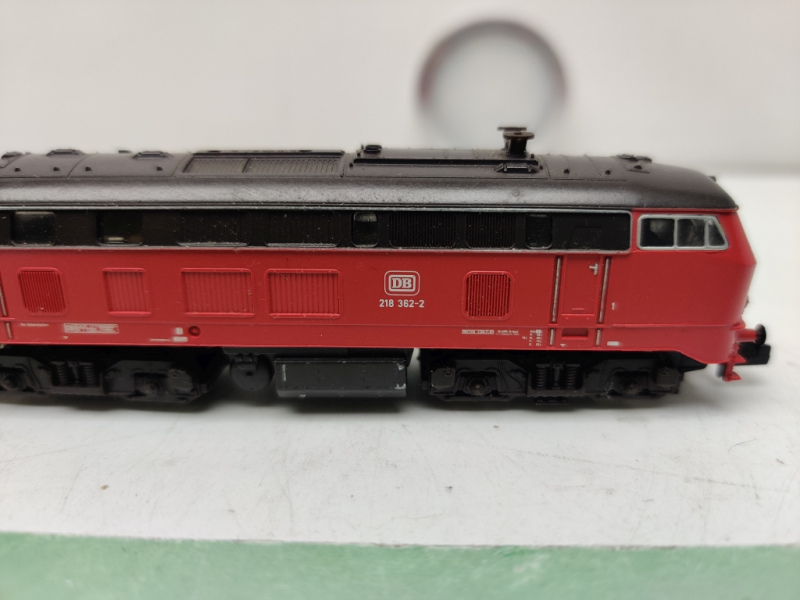 Fleischmann N DC 12395 / BR218 362-2 Diesellok / DB / Rot / Analog