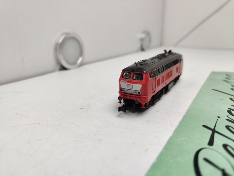 Fleischmann N DC 12395 / BR218 362-2 Diesellok / DB / Rot / Analog