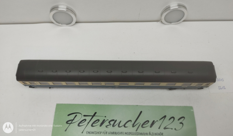 Fleischmann H0 AC 3513 Personenwagen IC / 1.+ 2.Kl. / DB / Blau - Beige