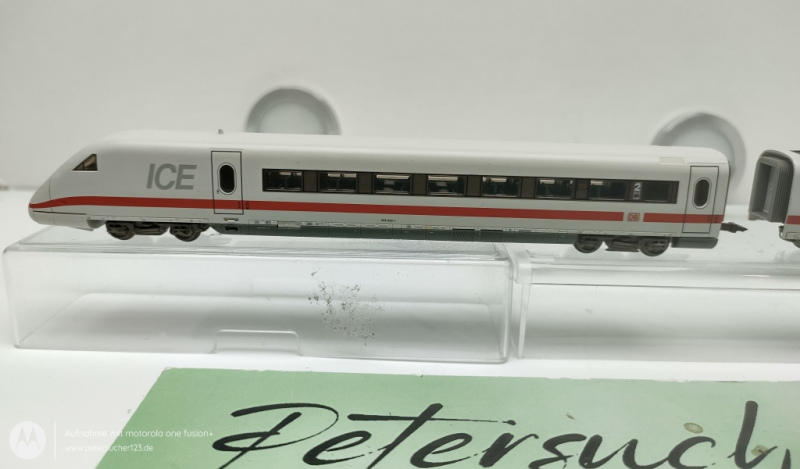 Fleischmann N DC BR402 030-1 ICE Triebwagen Set Licht Analog DB