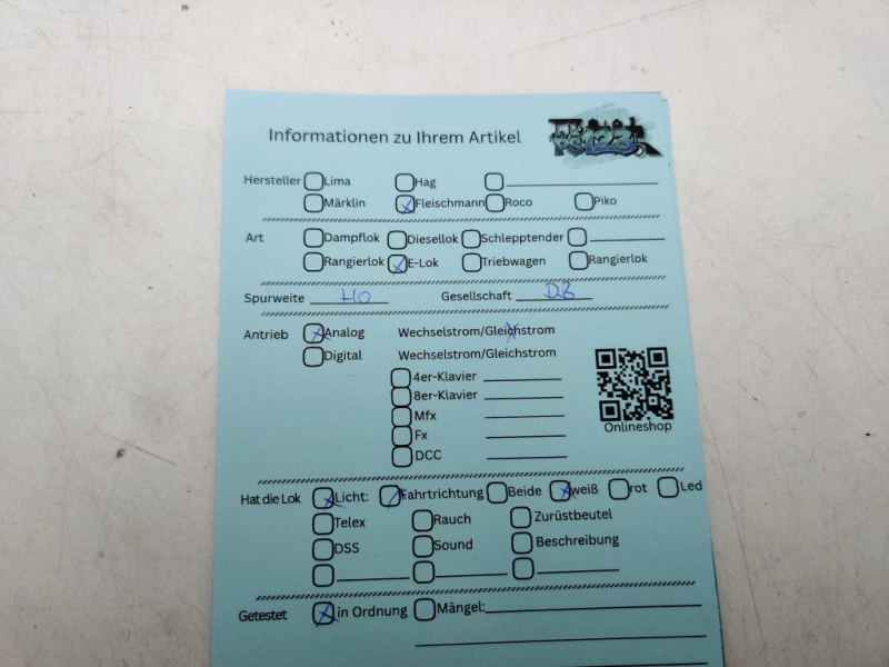 Fleischmann H0 DC 4381 / BR151 107-0 Elektrolok / DB / Analog / OVP