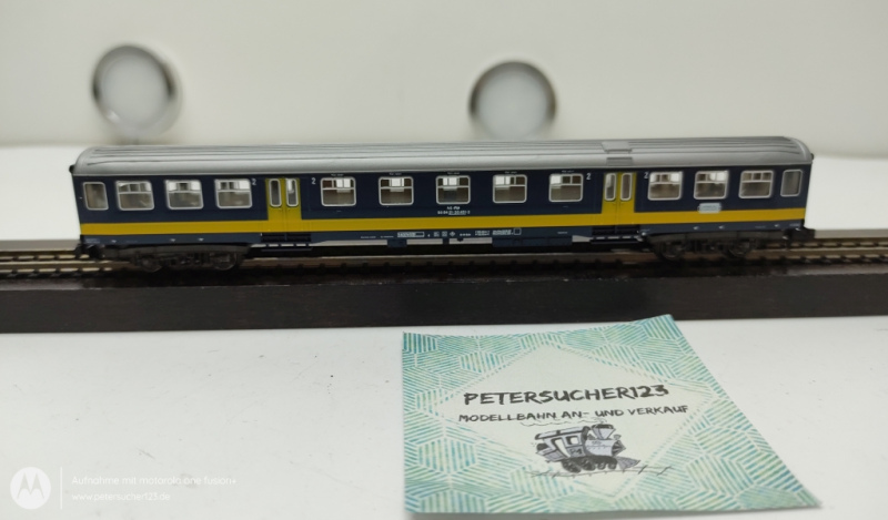 Fleischmann N DC 508421-30451-2  Personenwagen 2.Kl. Blau NL