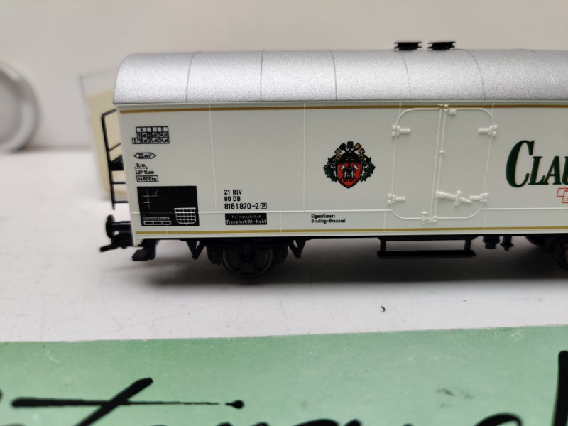 Fleischmann H0 DC 5327 K Gedeckter Güterwagen / Bierwagen "Clausthaler" / OVP