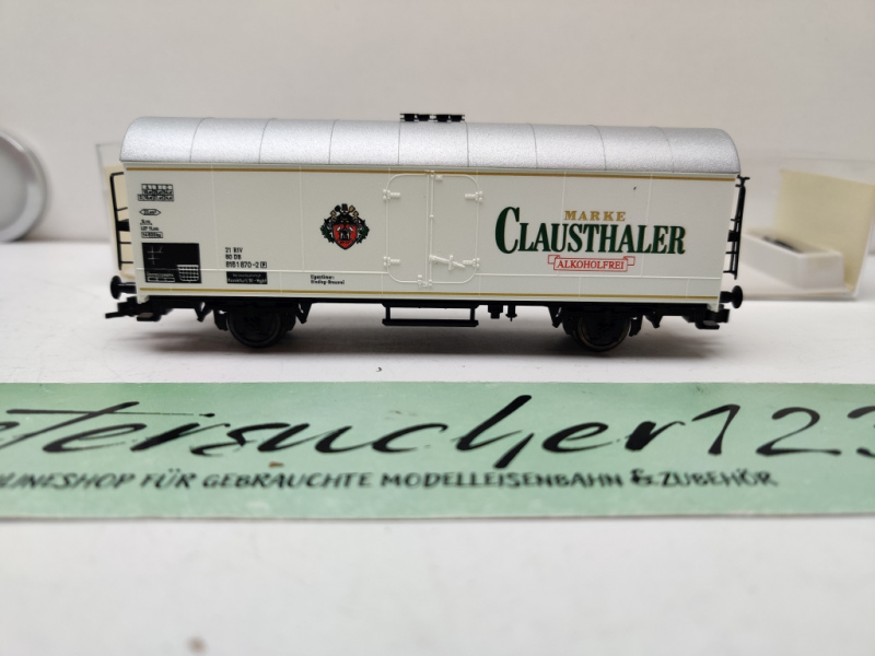 Fleischmann H0 DC 5327 K Gedeckter Güterwagen / Bierwagen "Clausthaler" / OVP