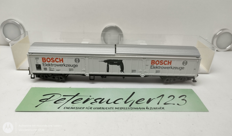 Fleischmann H0 DC 5385 K gedeckter Güterwagen / Schiebedachwagen Bosch OVP