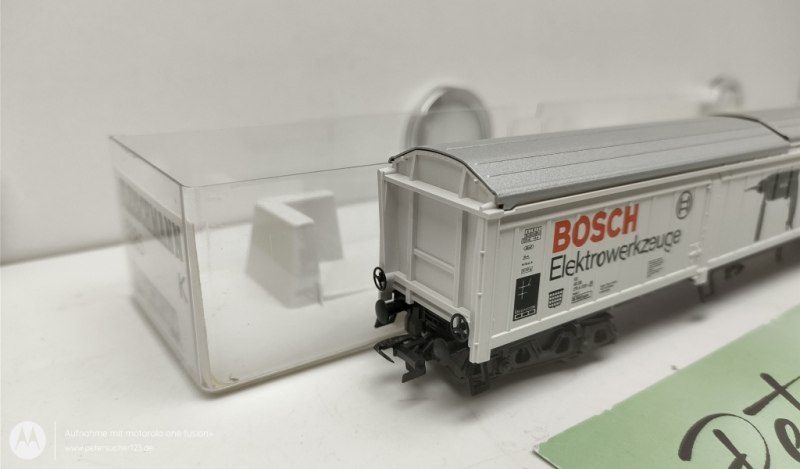 Fleischmann H0 DC 5385 K gedeckter Güterwagen / Schiebedachwagen Bosch OVP