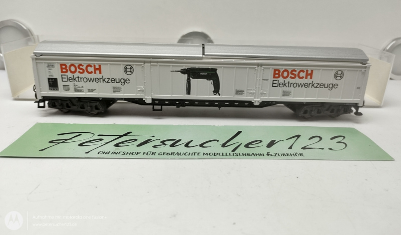 Fleischmann H0 DC 5385 K gedeckter Güterwagen / Schiebedachwagen Bosch OVP