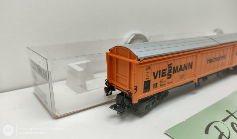 Fleischmann H0 DC 5386 gedeckter Güterwagen / Schiebedachwagen Viessmann OVP