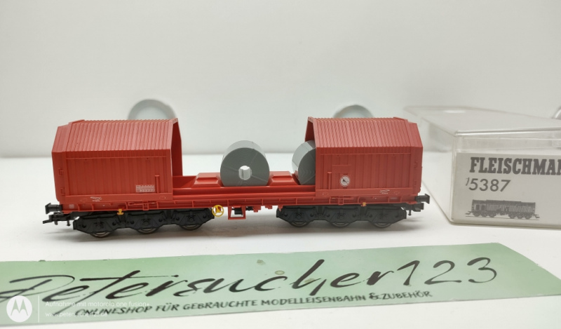 Fleischmann H0 DC 5387 K Teleskophaubenwagen "CARGO" / NEM / DB/ OVP