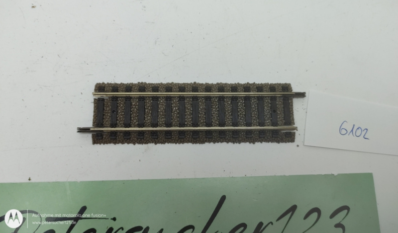 Fleischmann H0 6102 1 x Gerades Gleis  105 mm