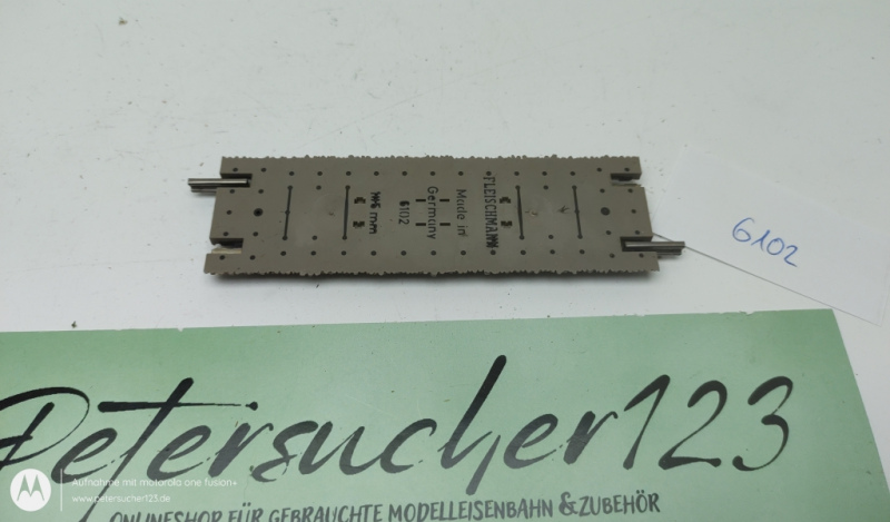 Fleischmann H0 6102 1 x Gerades Gleis  105 mm