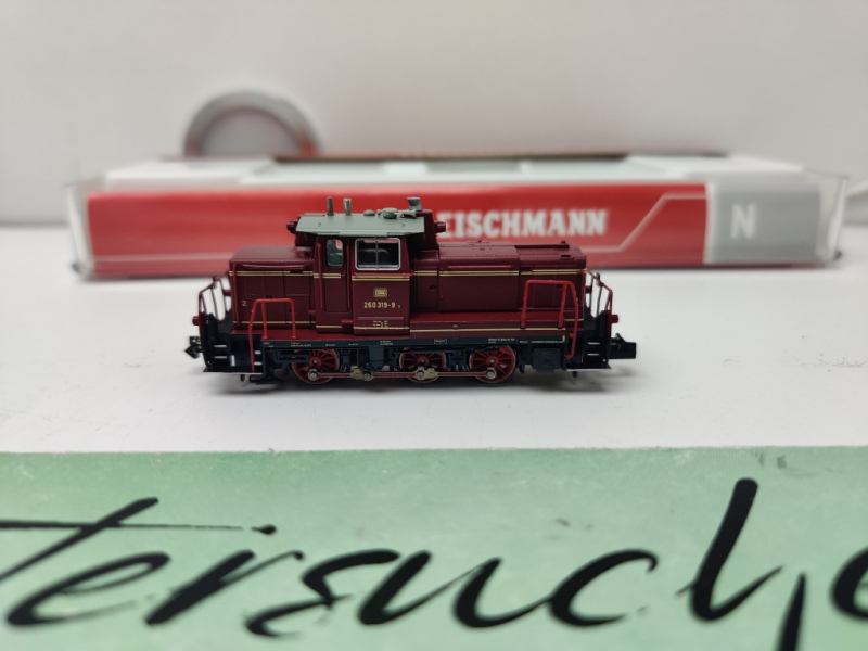 Fleischmann N DC 722481 / BR 260 319-9 Rangier-Diesellokomotive  /DB / klassischer purpurroter Lackierung / Digital / OVP