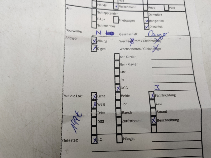 Fleischmann N DC 722482 / BR363 Diesellok  / DCC / DB AG / OVP