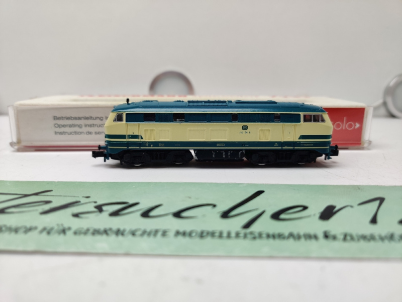 Fleischmann N DC 7233 / BR 218 Diesellok / Blau / Analog