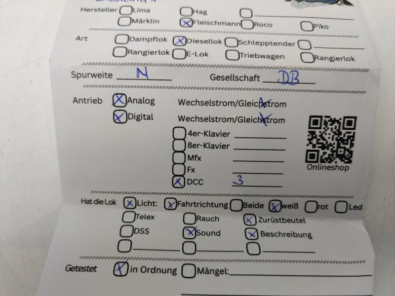 Fleischmann N DC 725076 / BR 221 130-8 Diesellokomotive / DB / im weinroten Design / Digital / Sound / OVP