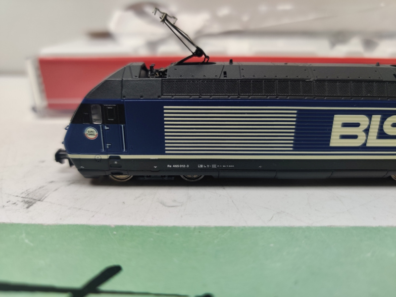 Fleischmann N DC 731471 / Re465 Elektrolok "BLS"  / DCC-Digital / Sound / OVP