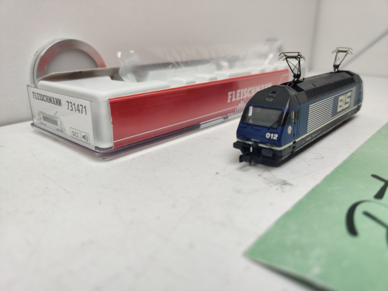 Fleischmann N DC 731471 / Re465 Elektrolok "BLS"  / DCC-Digital / Sound / OVP