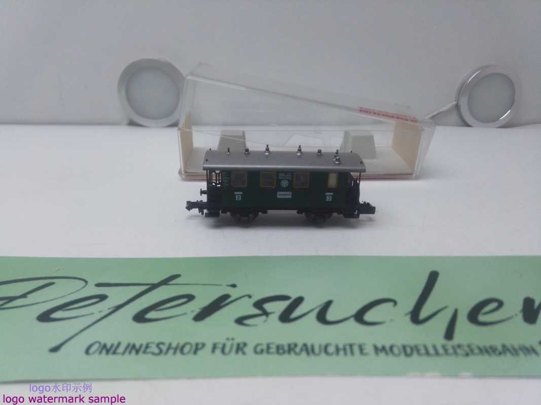 Fleischmann DC N 8051 / 2-achsiger Lokalbahn-Personenwagen / 3. Kl. / (Bauart Ci Pr86 / Citr). / OVP 