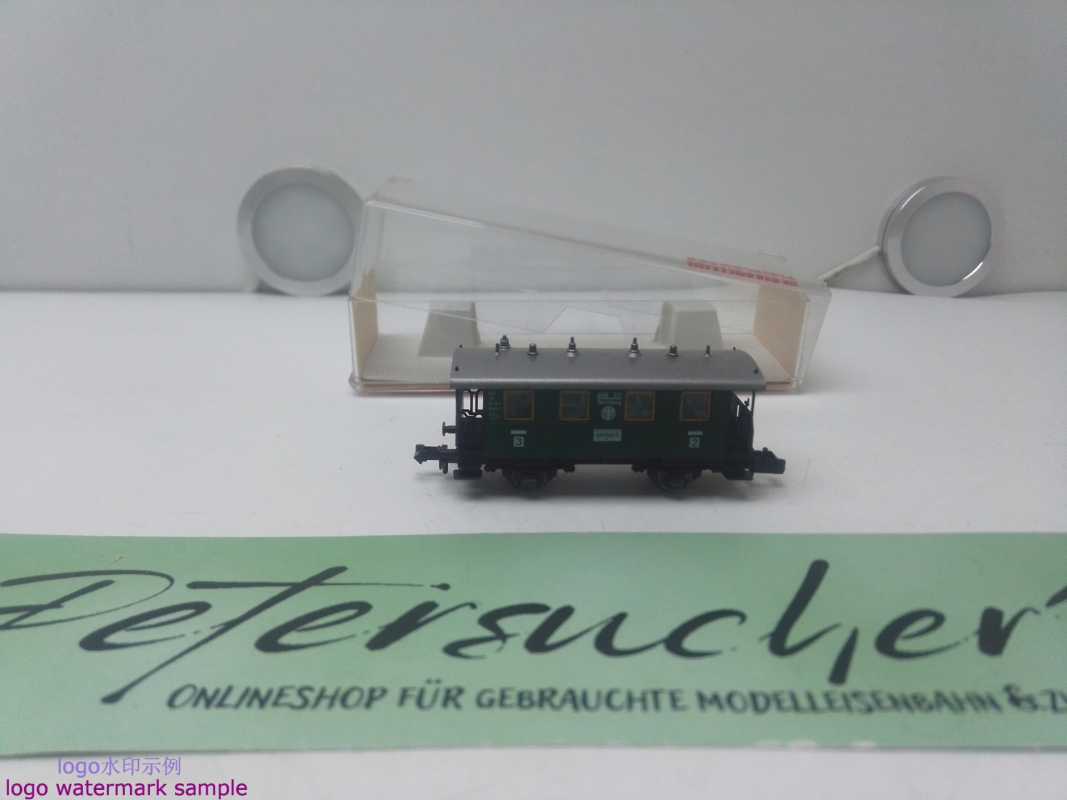 Fleischmann DC N 8051 / 2-achsiger Lokalbahn-Personenwagen / 3. Kl. / (Bauart Ci Pr86 / Citr) / DRG / OVP