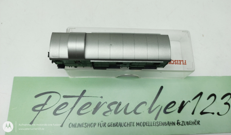 Fleischmann N DC 8060 Gepäckwagen / Schiebetüren Grün DB OVP