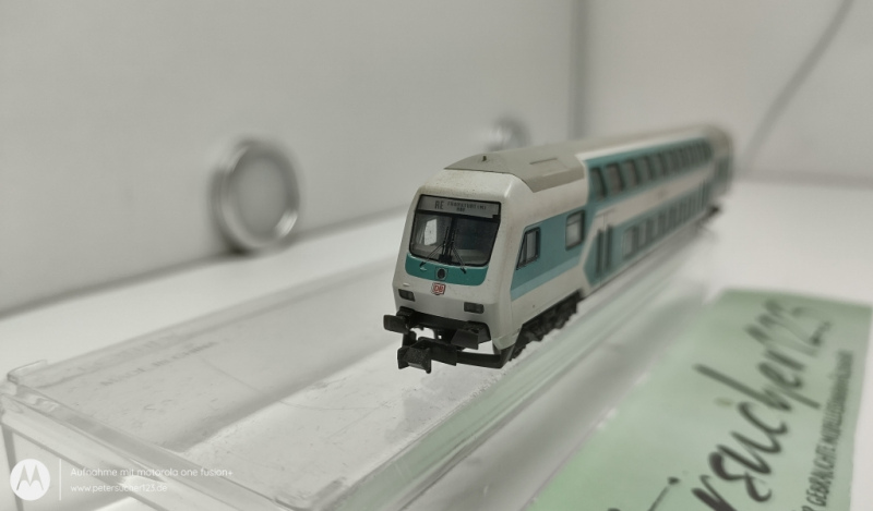 Fleischmann N DC 8123 K Steuerwagen Doppelstock / 2.Kl. / Inklusive Personen / OVP