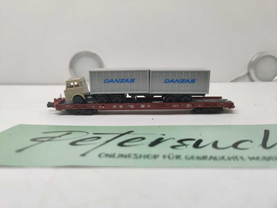 Fleischmann N DC 8279 Rollende Landstraße / LKW DANZAS / DB