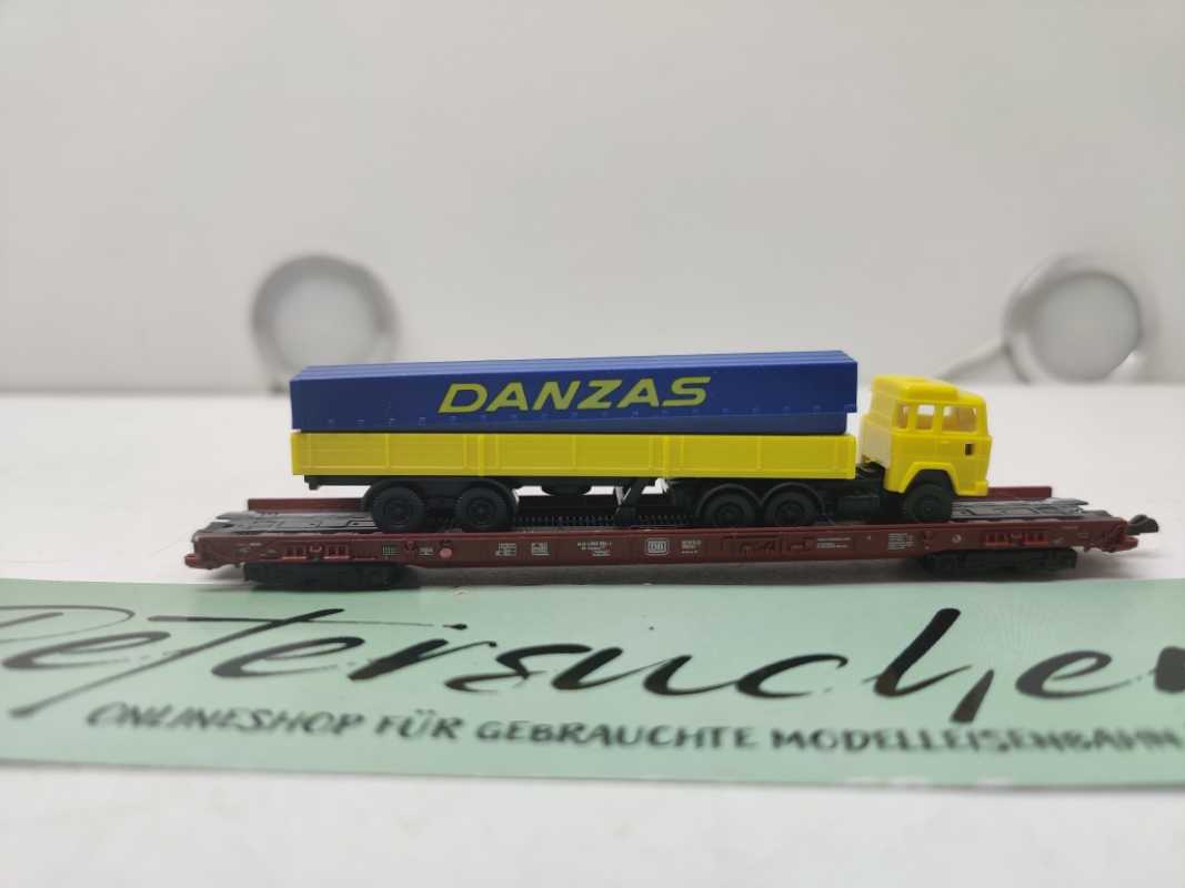 Fleischmann N DC 8279 Rollende Landstraße / LKW Danzas / DB
